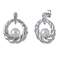 Sterling Silver Freshwater Pearl Earring