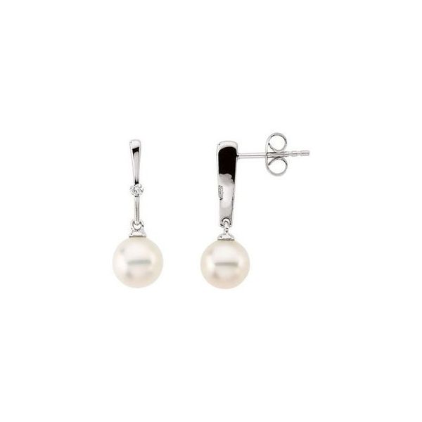 Accented Pearl Earrings