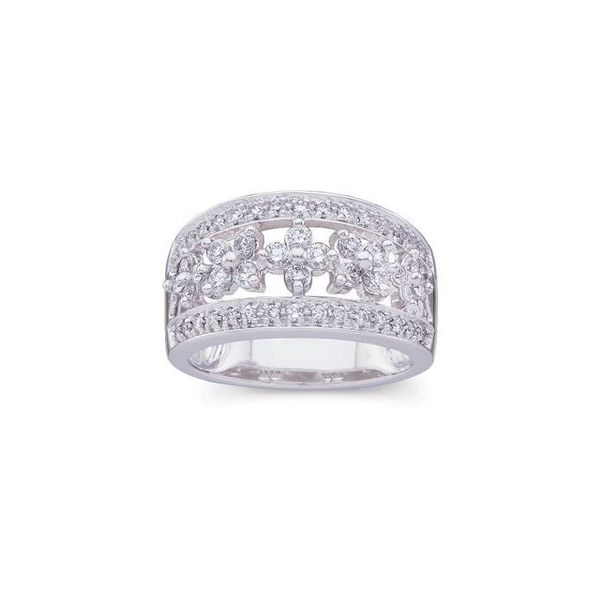 Accented Floral Ring