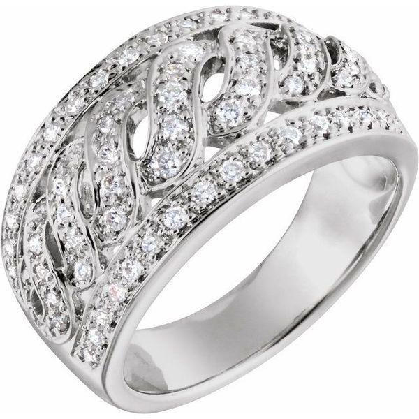 Accented Infinity-Inspired Ring