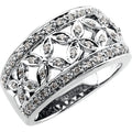 Floral Etruscan-Style Ring