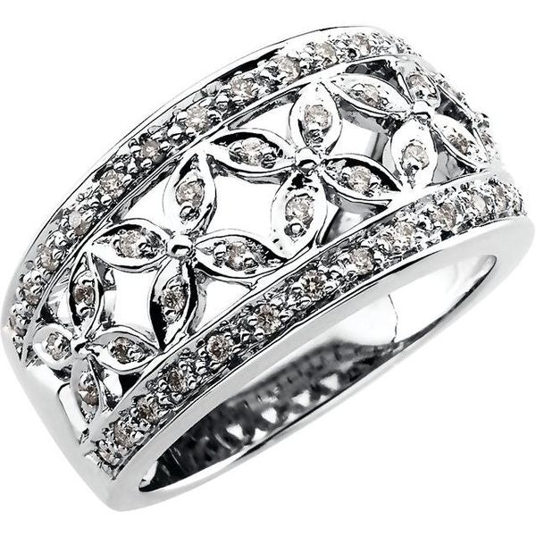 Floral Etruscan-Style Ring