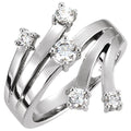 Accented Right Hand Ring