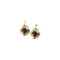 Accented Bezel-Set Earrings