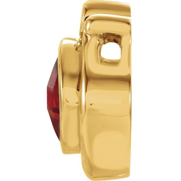 Accented Bezel-Set Pendant - Image 2