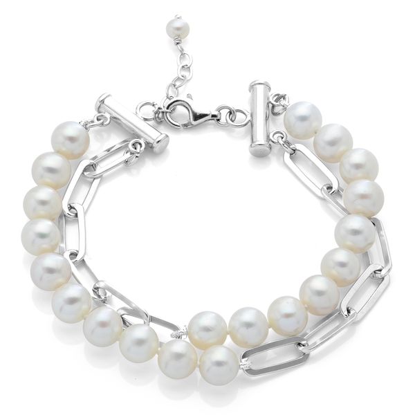 Sterling Silver Freshwater Pearl Bracelet