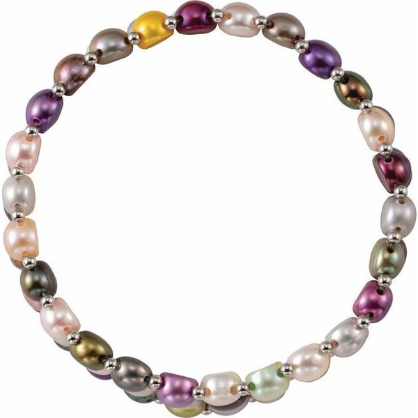 Pearl Stretch Bracelet - Image 2