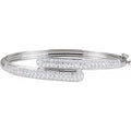 Pavé-Style Bangle Bracelet