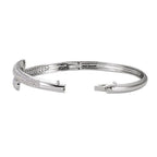 Pavé-Style Bangle Bracelet - Image 2