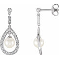 Accented Pearl Earrings