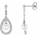 Accented Pearl Earrings