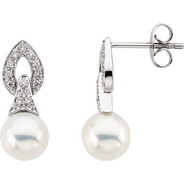 Accented Pearl Earrings