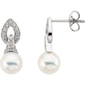 Accented Pearl Earrings