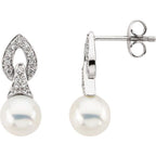 Accented Pearl Earrings