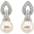 Accented Pearl Earrings - Image 2