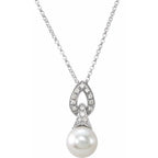 Accented Pearl Necklace