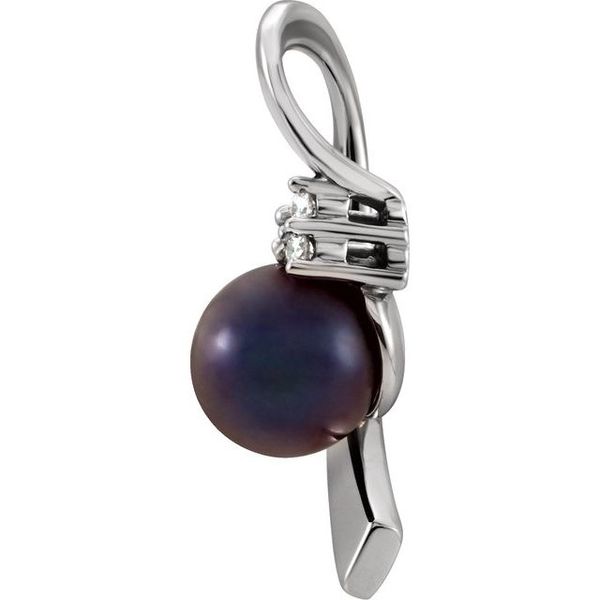 Freeform Pearl Pendant - Image 2