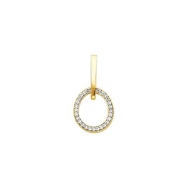 Accented Circle Pendant