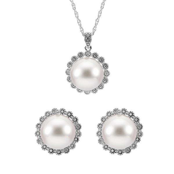 Sterling Silver Freshwater Pearl Set (3 Pack)