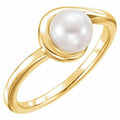Pearl Freeform Ring