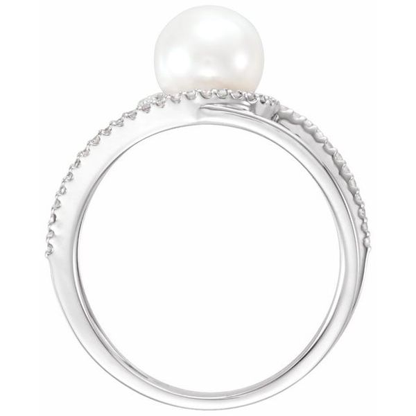 Pearl Negative Space Ring - Image 2