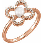 Pearl Clover Ring