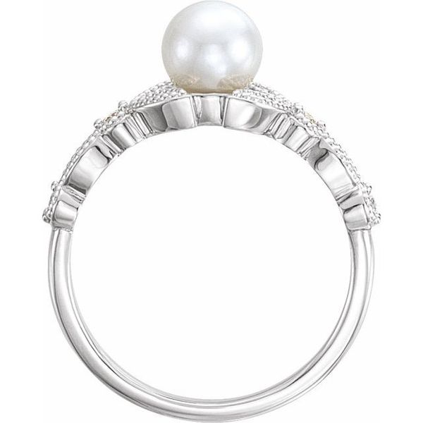 Pearl Leaf Ring - Image 2