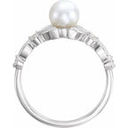 Pearl Leaf Ring - Image 2