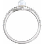 Pearl V Ring - Image 2