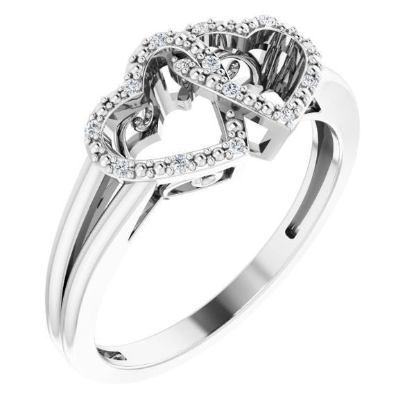 Double Heart Ring