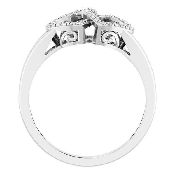 Double Heart Ring - Image 2