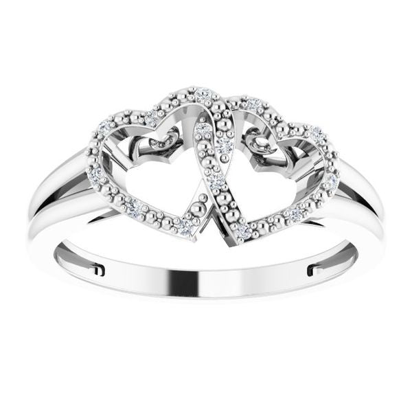Double Heart Ring - Image 3
