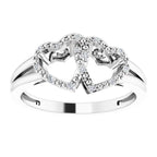 Double Heart Ring - Image 3