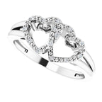 Double Heart Ring - Image 5