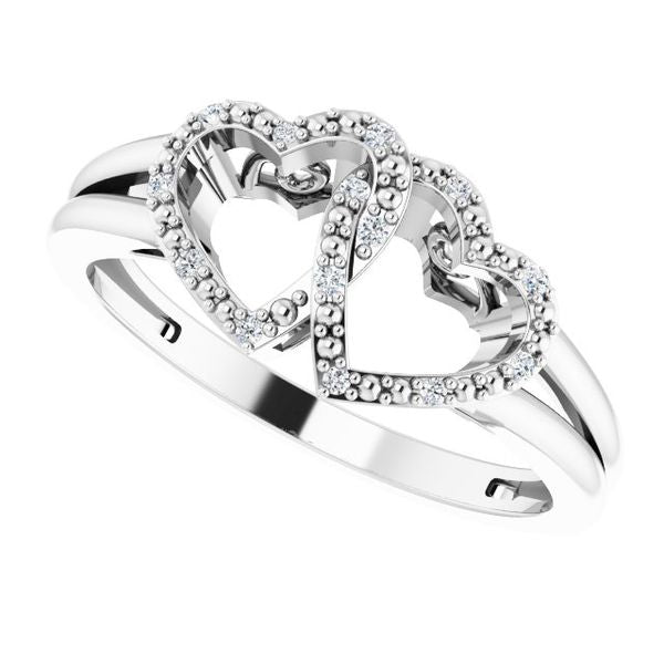 Double Heart Ring - Image 5