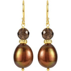 Accented Pearl Earrings - Image 2