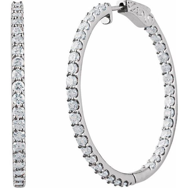 Inside-Outside Hoop Earrings - Image 2