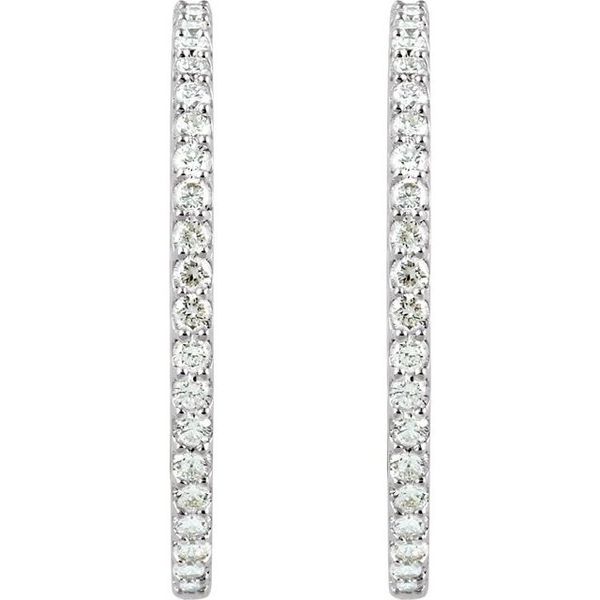Inside-Outside Hoop Earrings - Image 3