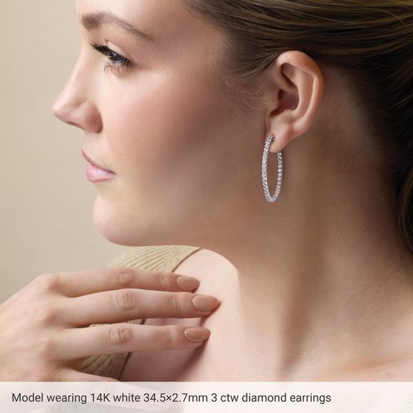 Inside-Outside Hoop Earrings - Image 5