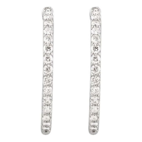 Inside-Outside Hoop Earrings - Image 2