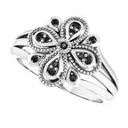 Accented Floral Ring - Image 5
