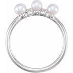 Stackable Pearl Ring - Image 2