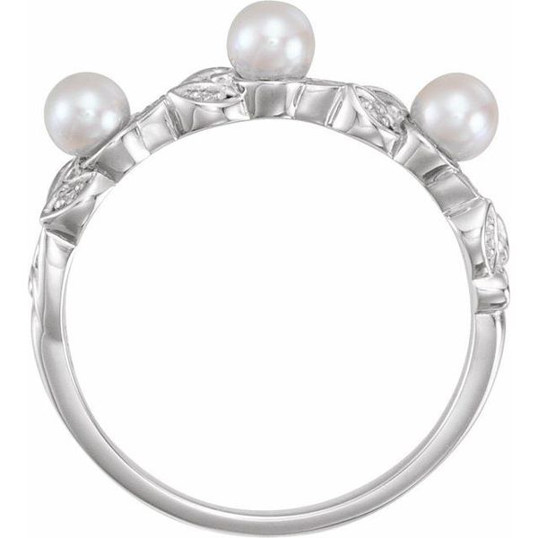 Stackable Pearl Ring - Image 2