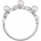 Stackable Pearl Ring - Image 2