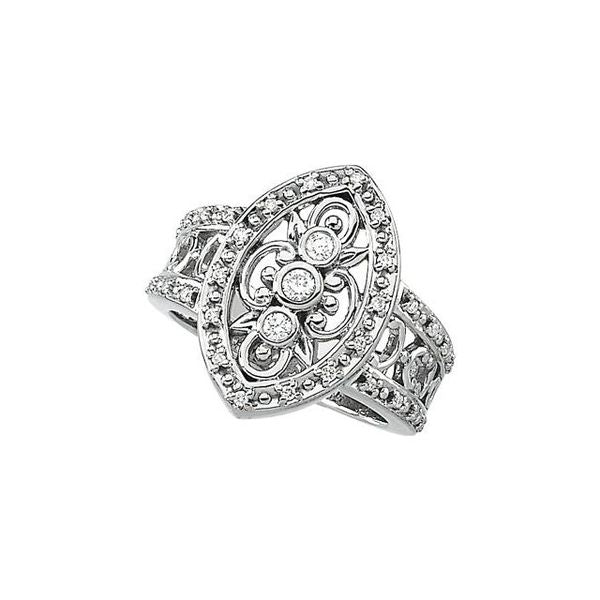 Accented Right Hand Ring