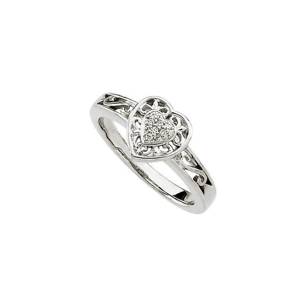 Heart Filigree Ring
