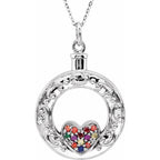 Celebration of Life Heart Ash Holder Necklace