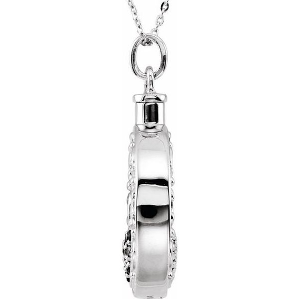 Celebration of Life Heart Ash Holder Necklace - Image 2