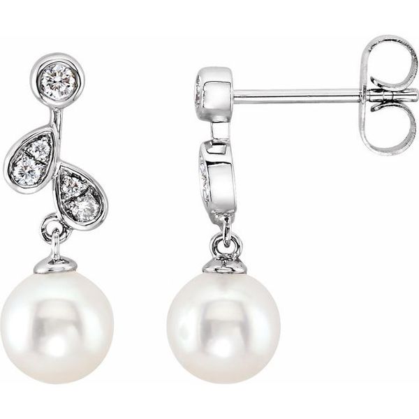 Accented Pearl Earrings