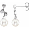Accented Pearl Earrings